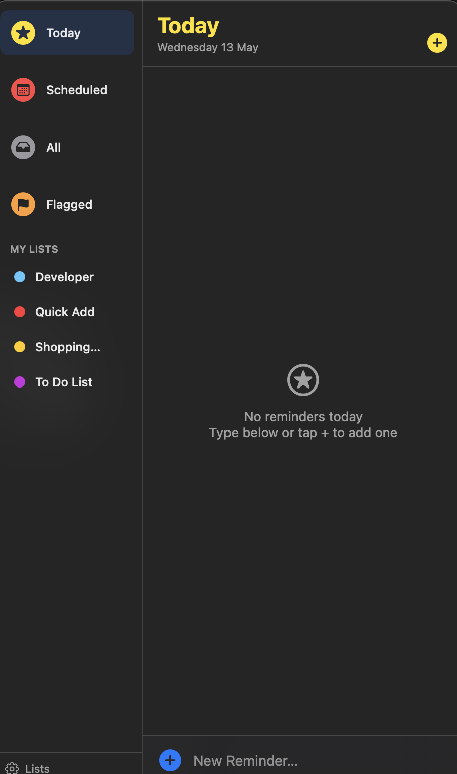 Pop-Out Reminders macOS sidebar