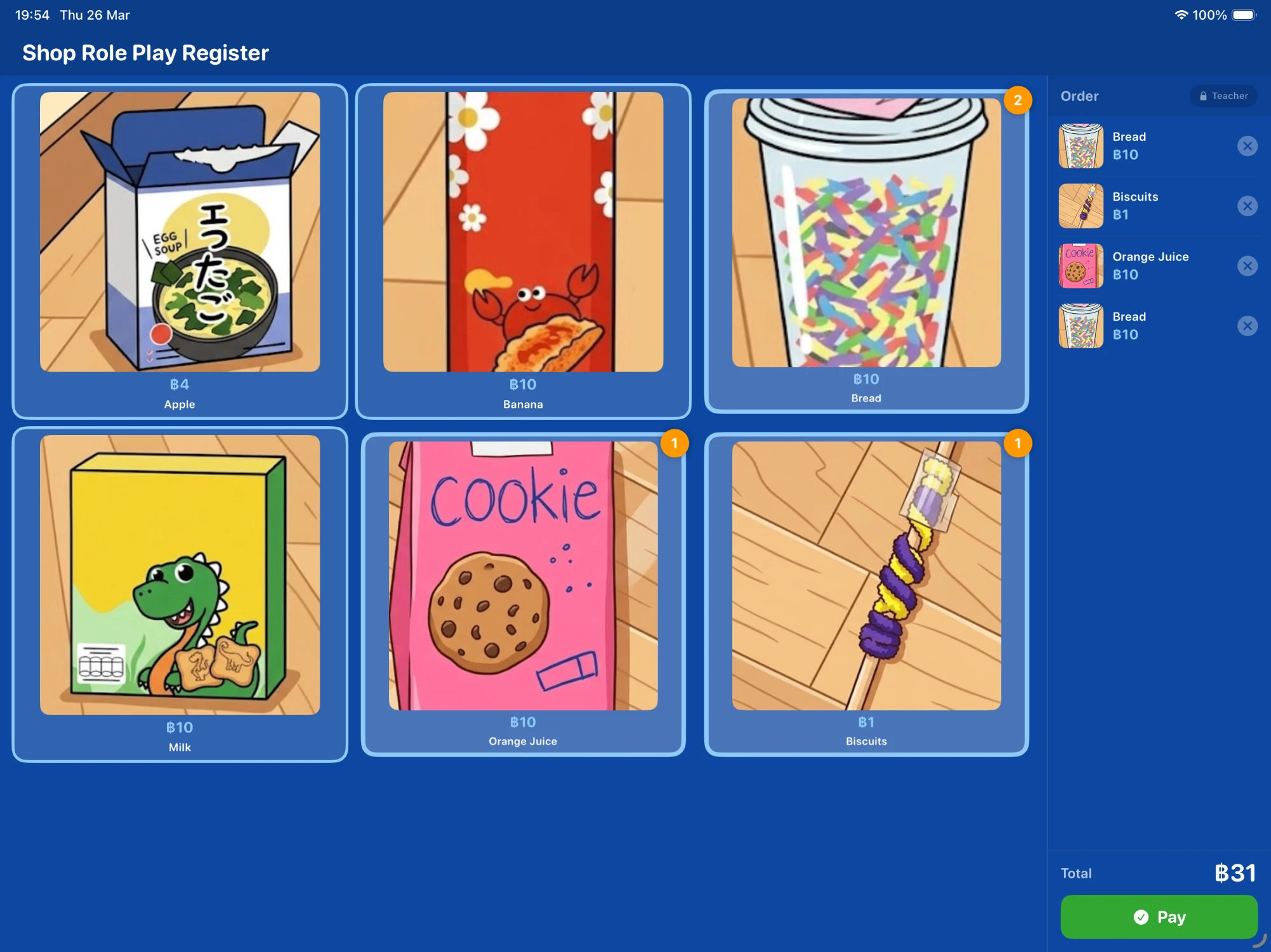 Shop Role Play Register screenshot